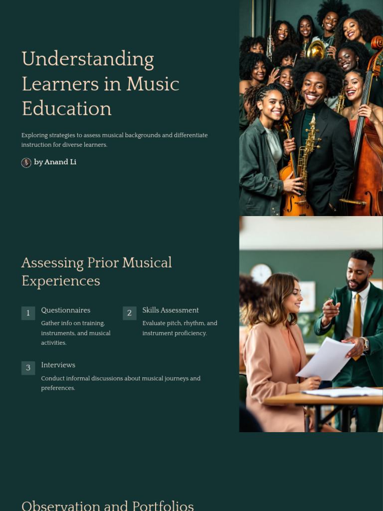 Strategies for Diverse Music Learners | PDF | Learning | Cognitive Science
