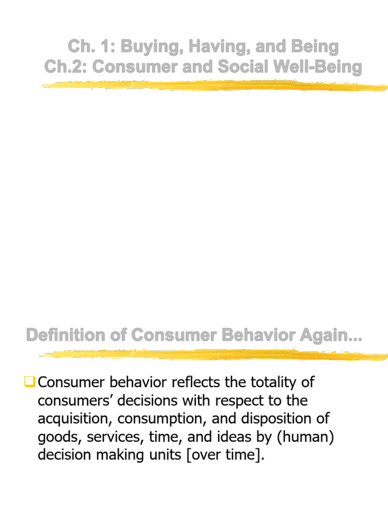 01 02 CB Introduction | PDF | Consumer Behaviour | Consumerism