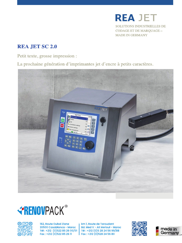 Brochure REA JET SC 2.0 | PDF