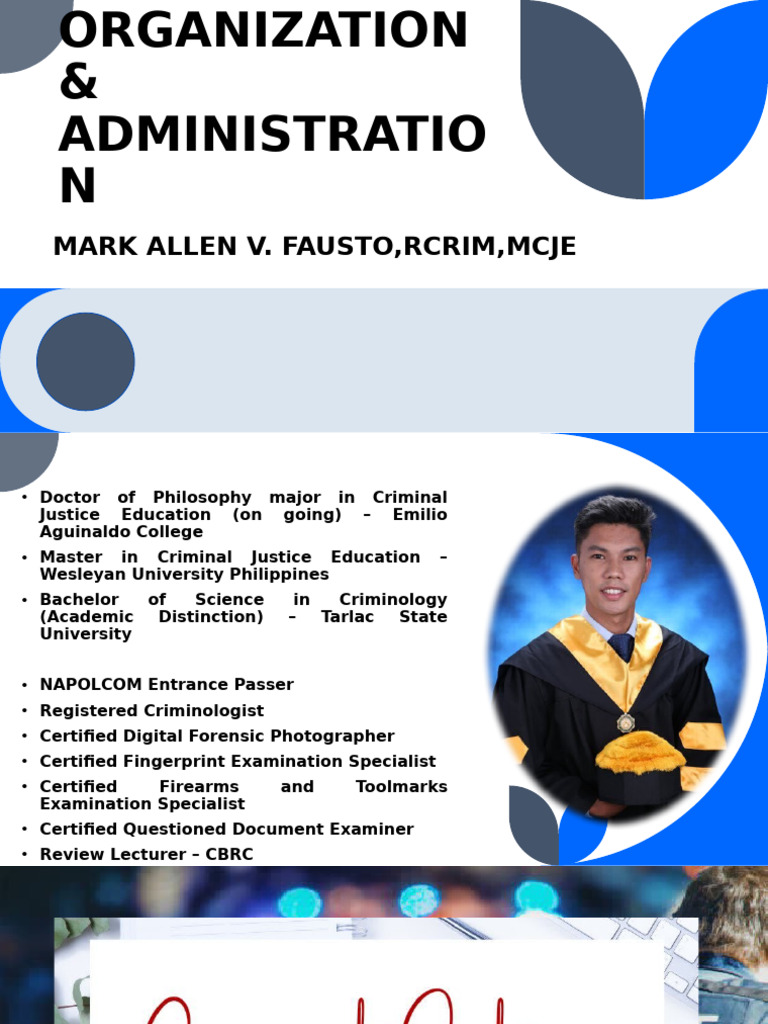Police Organization and Management Guide | PDF | Inspector | Law ...