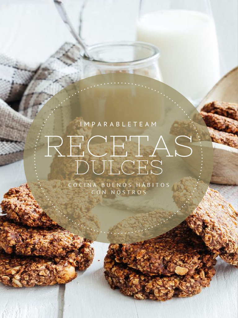 Recetas Dulces Pdf Postres Alimentos