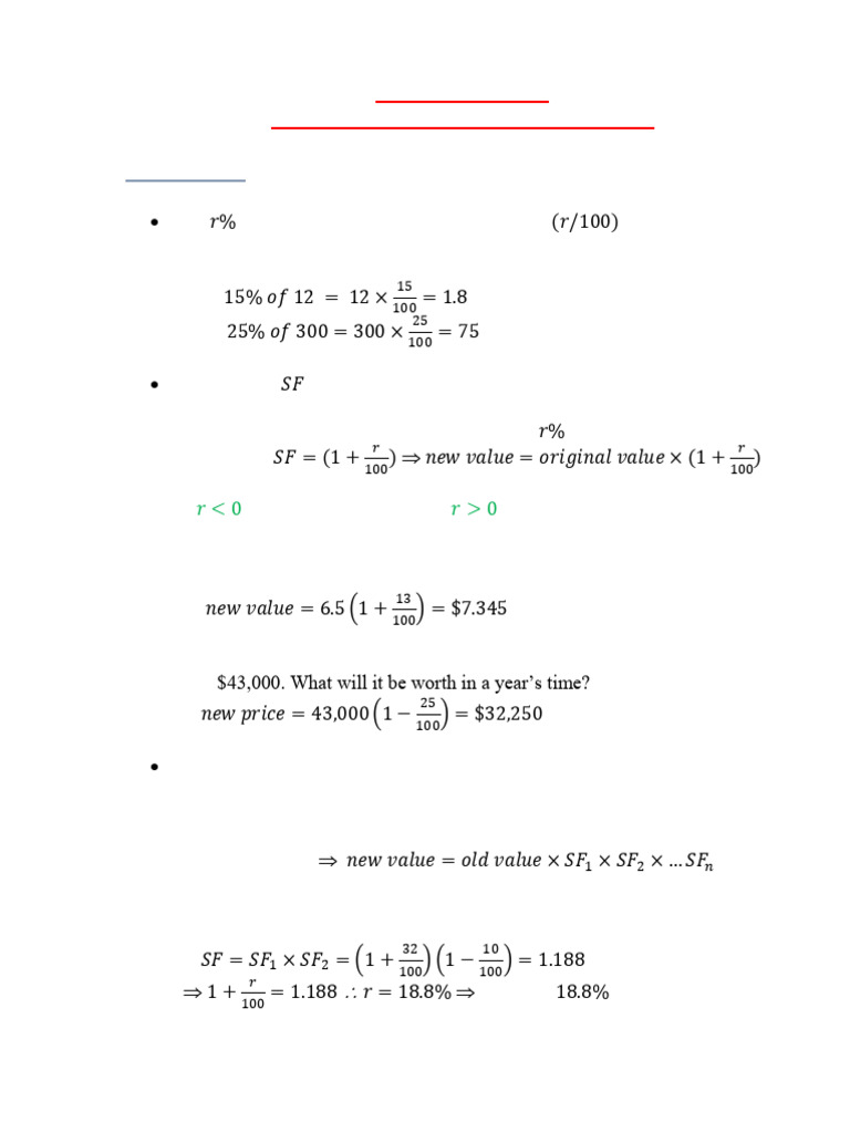 Math for Business ch.3 | PDF | Internal Rate Of Return | Present Value