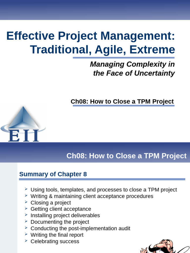 Closing a TPM Project Guide | PDF | Project Management | Audit