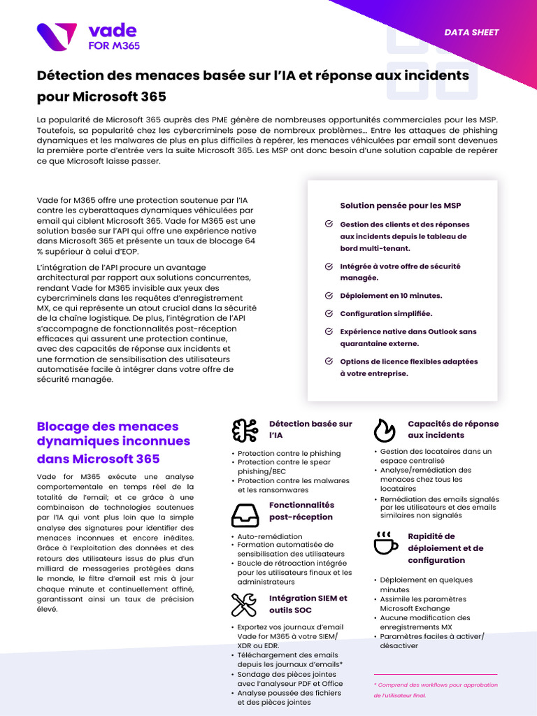 Protection IA pour Microsoft 365 | PDF | Microsoft | Logiciel malveillant
