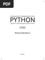 Introdução à Programação com Python 4ª Edição | PDF
