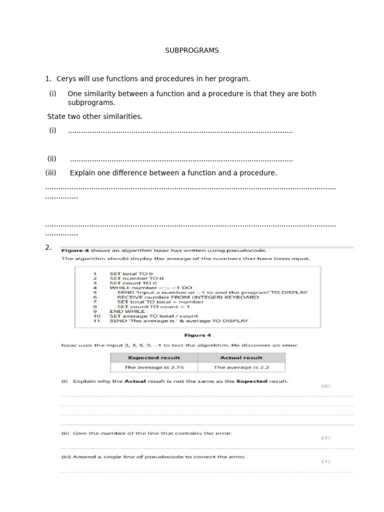 SUBPROGRAM_REVISION_L1 2 | PDF