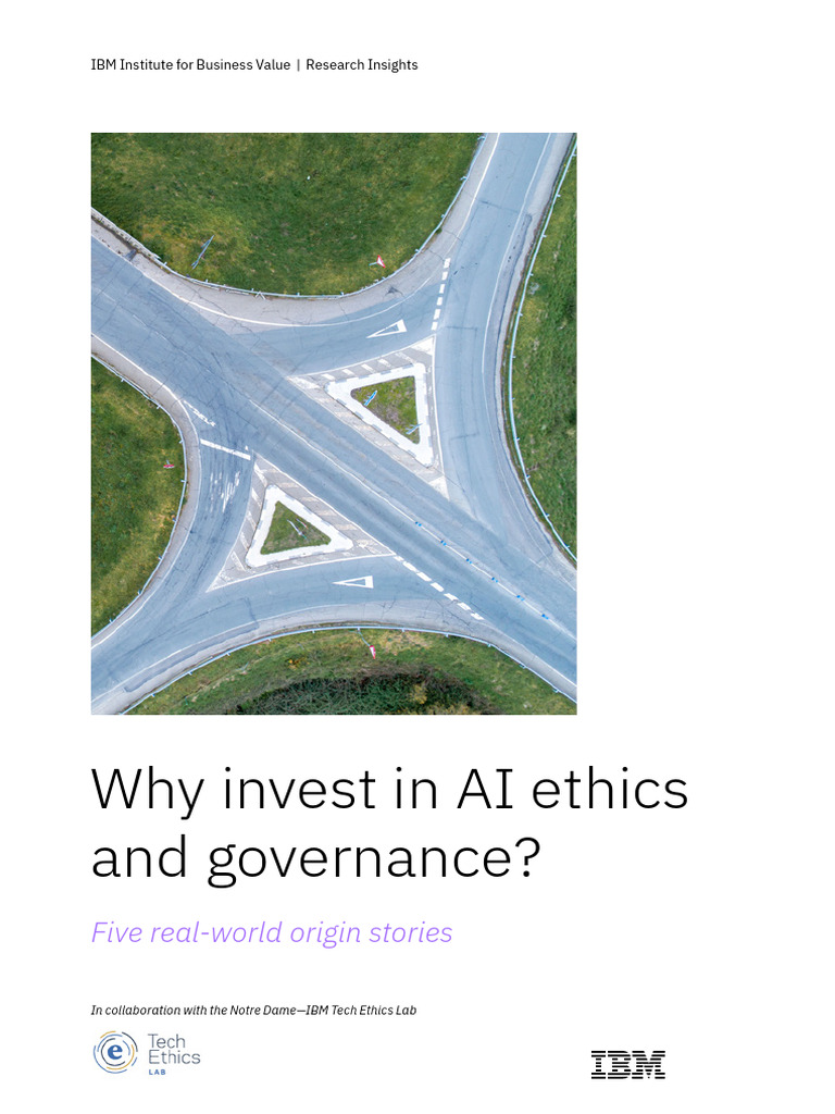 REPORT - Why Invest in AI Ethics and Governance | PDF | Artificial ...