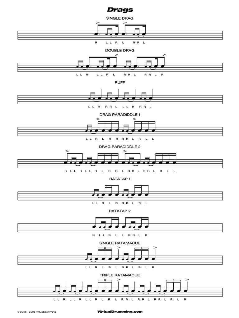 Drum Lessons Drags | PDF