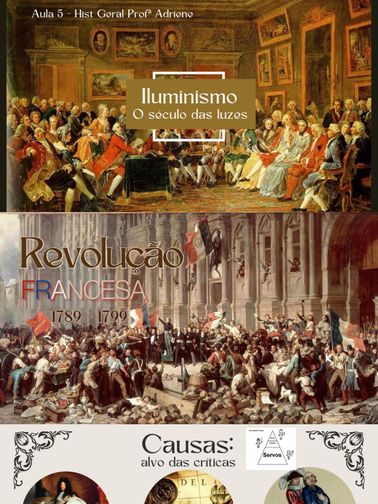 Aula 5 - Iluminismo e Revolução Francesa | PDF | Revolução Francesa ...