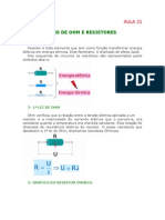 Física - Aula 21 - Leis de OHM e resistores