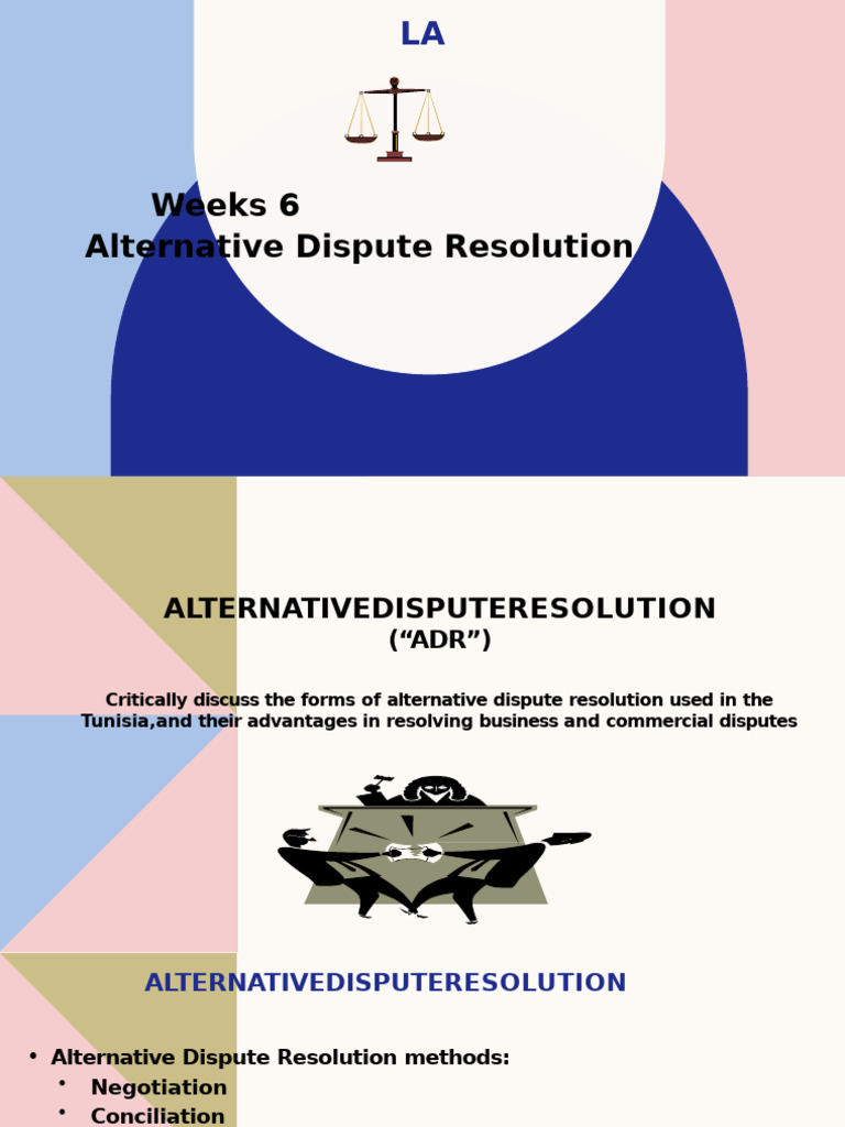 Chap 3 ADR | PDF | Alternative Dispute Resolution | Arbitration