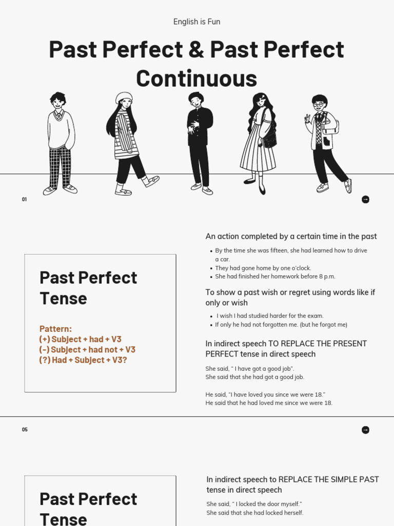 Past Perfect Tense Exercises and Answers | PDF | Language Mechanics ...