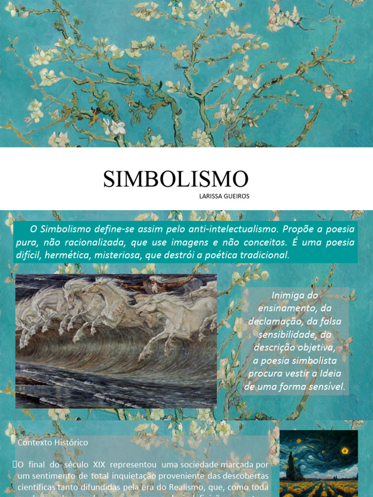 Simbolismo: Poesia e Contexto Histórico | PDF | Simbolismo (artes)