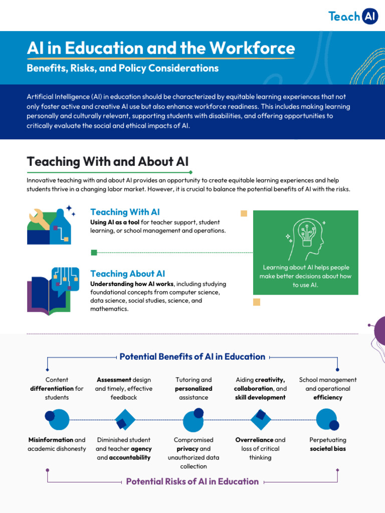 AI in Education: Risks and Benefits | PDF | Artificial Intelligence ...
