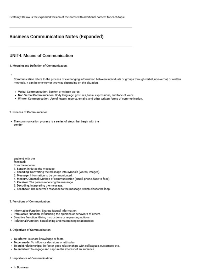 Business Communication Essentials Guide | PDF | Communication ...
