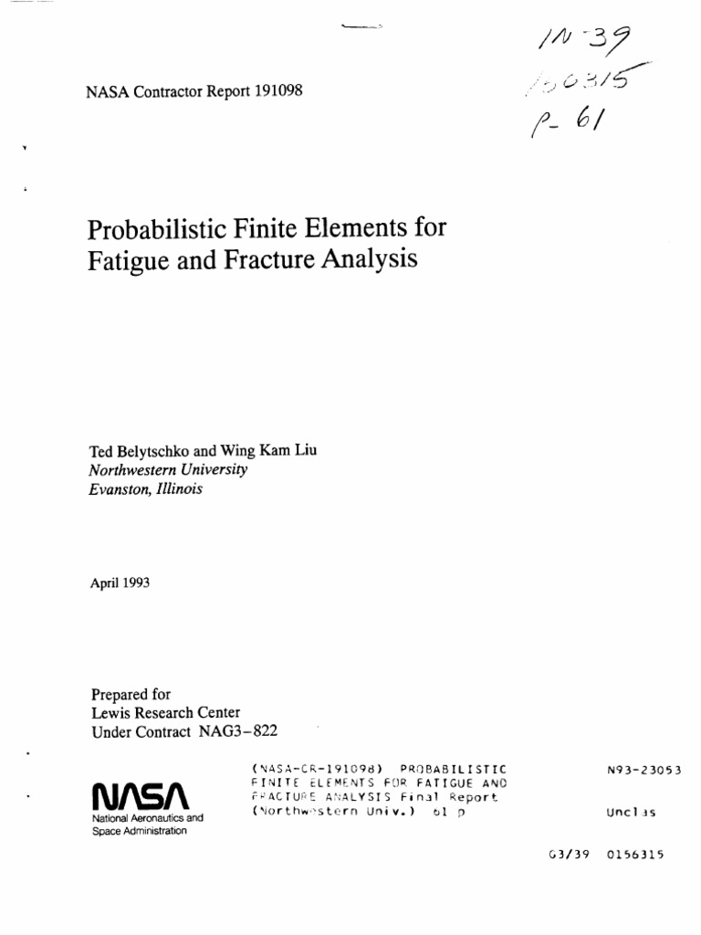 NASA3 | PDF | Finite Element Method | Reliability Engineering