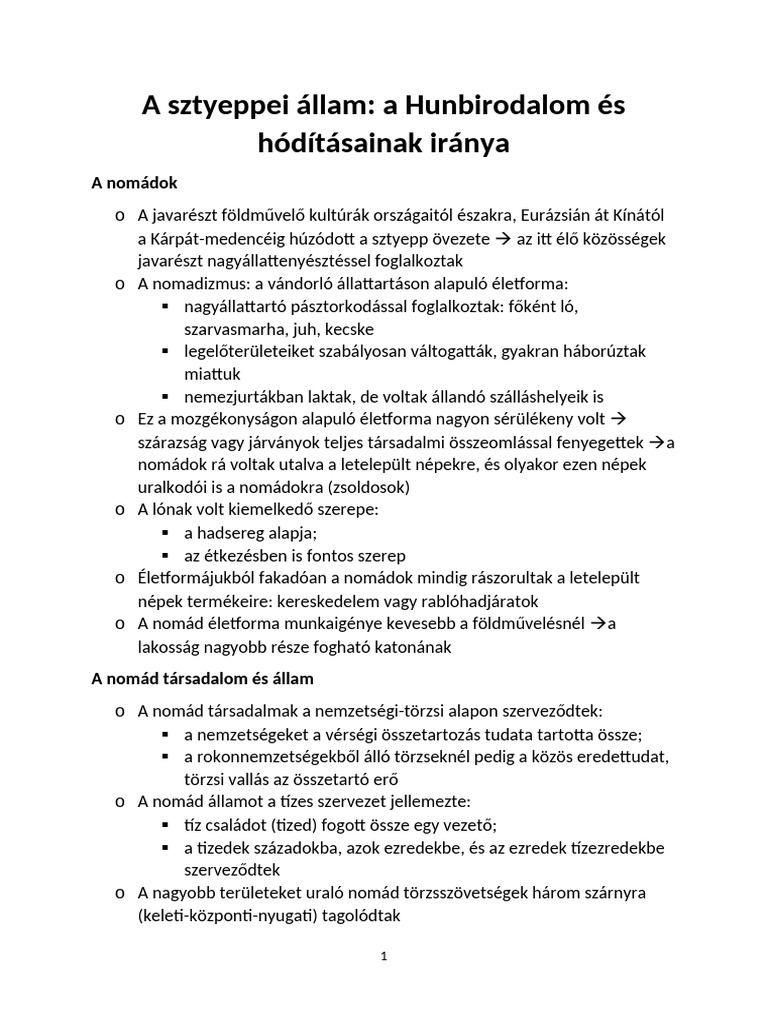 A Hunok | PDF