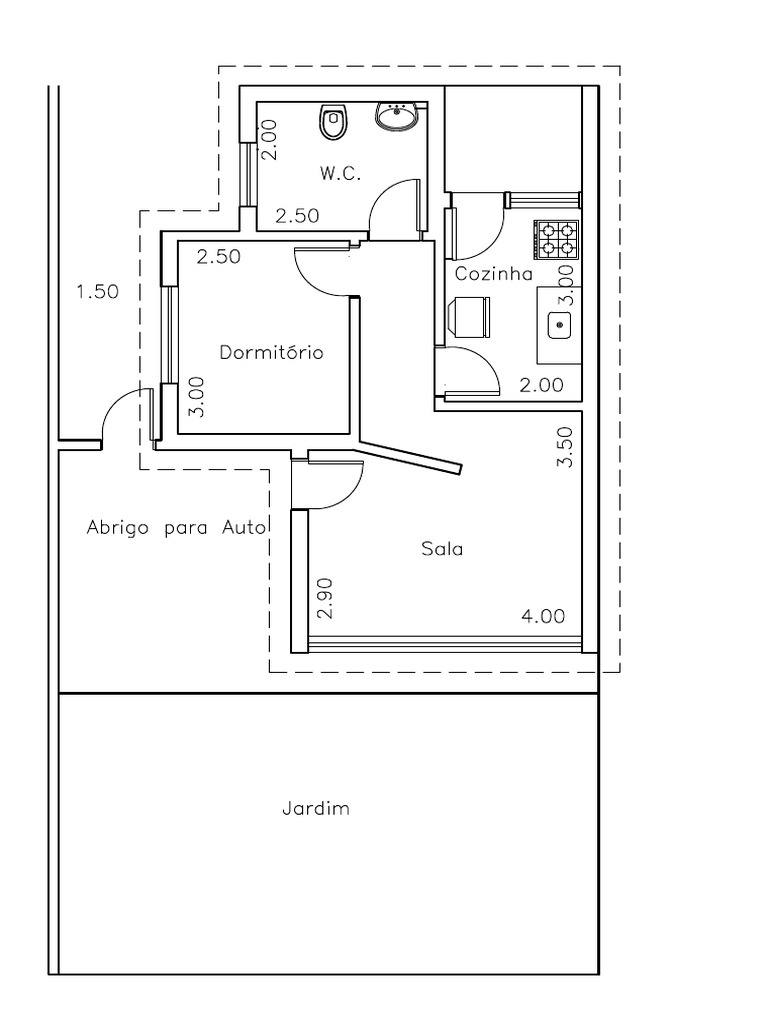 1 Quarto - 48m2 | PDF