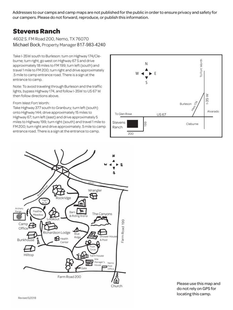 Stevens Ranch Map | PDF
