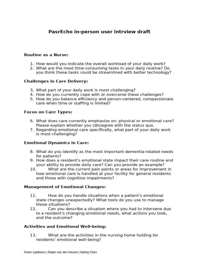 Enhancing Dementia Care with Emotional Passport | PDF | Dementia ...