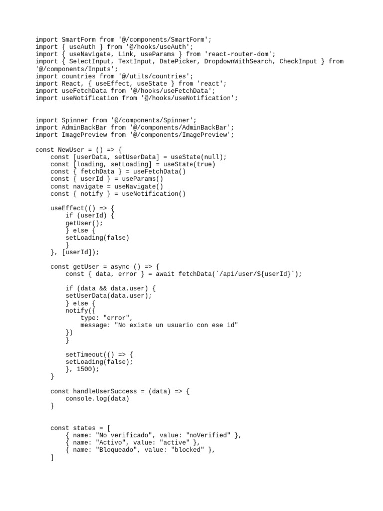 User Profile Update Form Component | PDF | Computing | Computer Programming