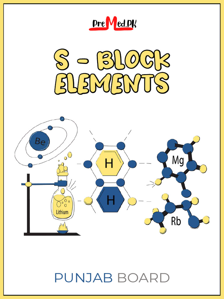 Understanding S-Block Elements in Chemistry | PDF | Hydroxide | Lithium