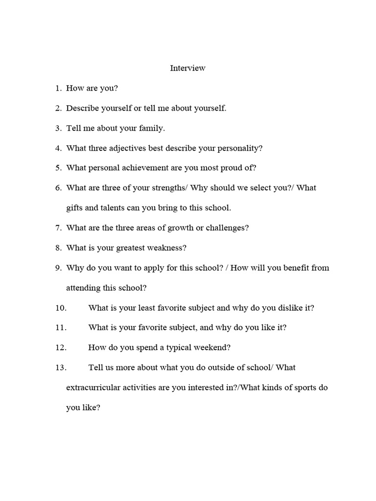 ASF Interview PDF | PDF