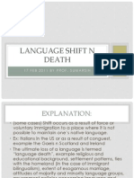 Language Shift n Death