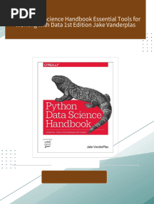 Python Data Science Handbook Essential Tools for Working with Data 1st Edition Jake Vanderplas download pdf