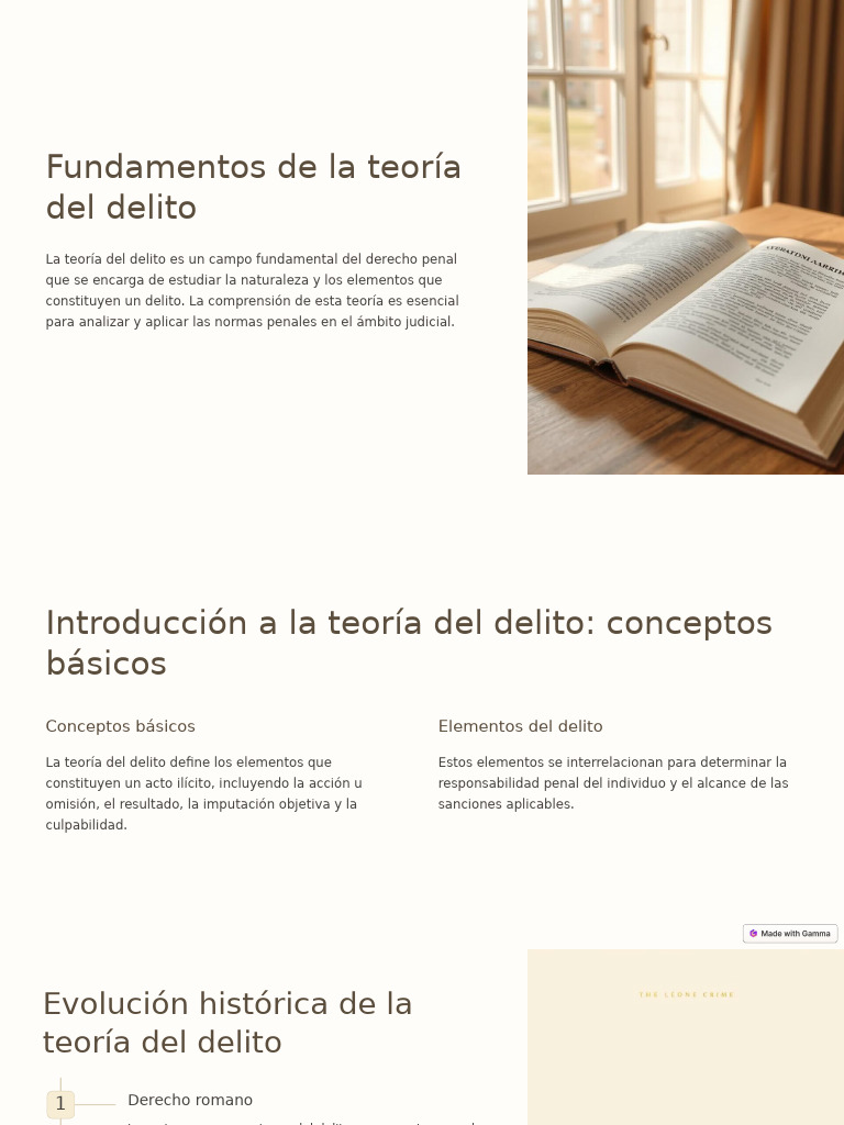 Fundamentos de la teoría del delito | PDF | Derecho penal | Justicia