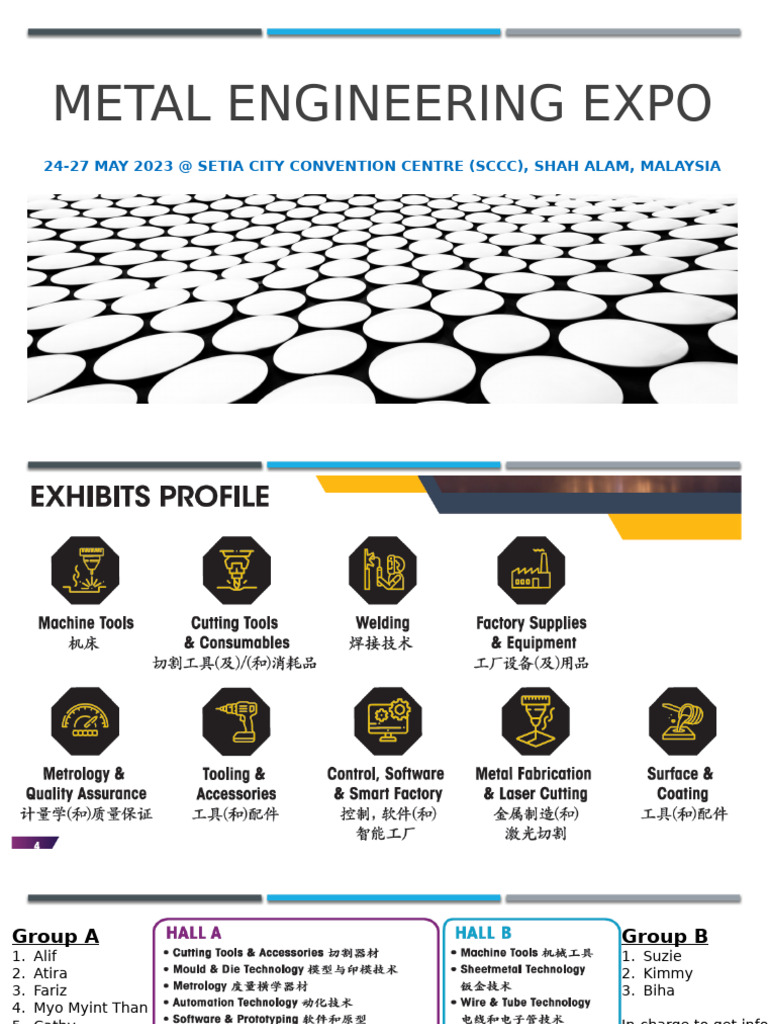 Metal Engineering Expo 2023 Overview | PDF | Forklift | Manufactured Goods