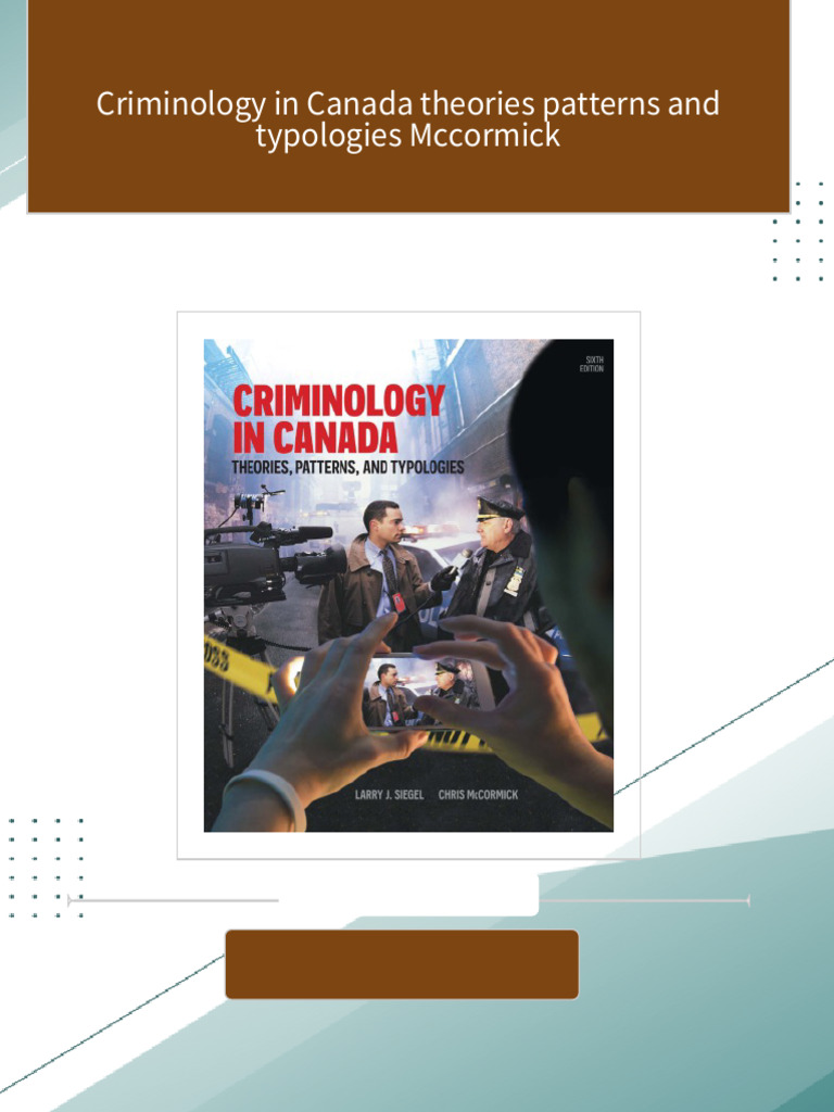 [Ebooks PDF] download Criminology in Canada theories patterns and ...