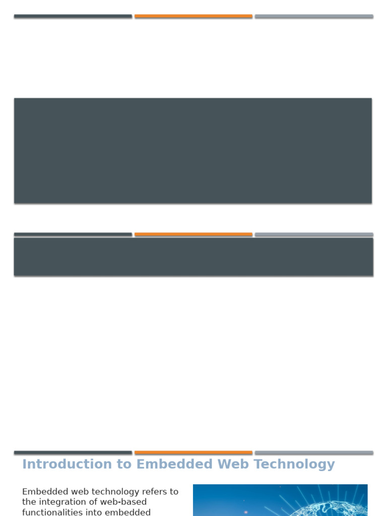 Overview of Embedded Web Technology | PDF | Embedded System | Computer ...