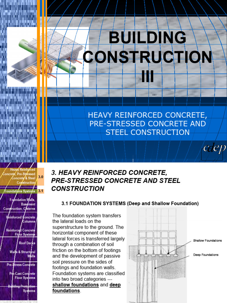 Heavy Reinforced Concrete & Steel Foundations | PDF | Deep Foundation ...