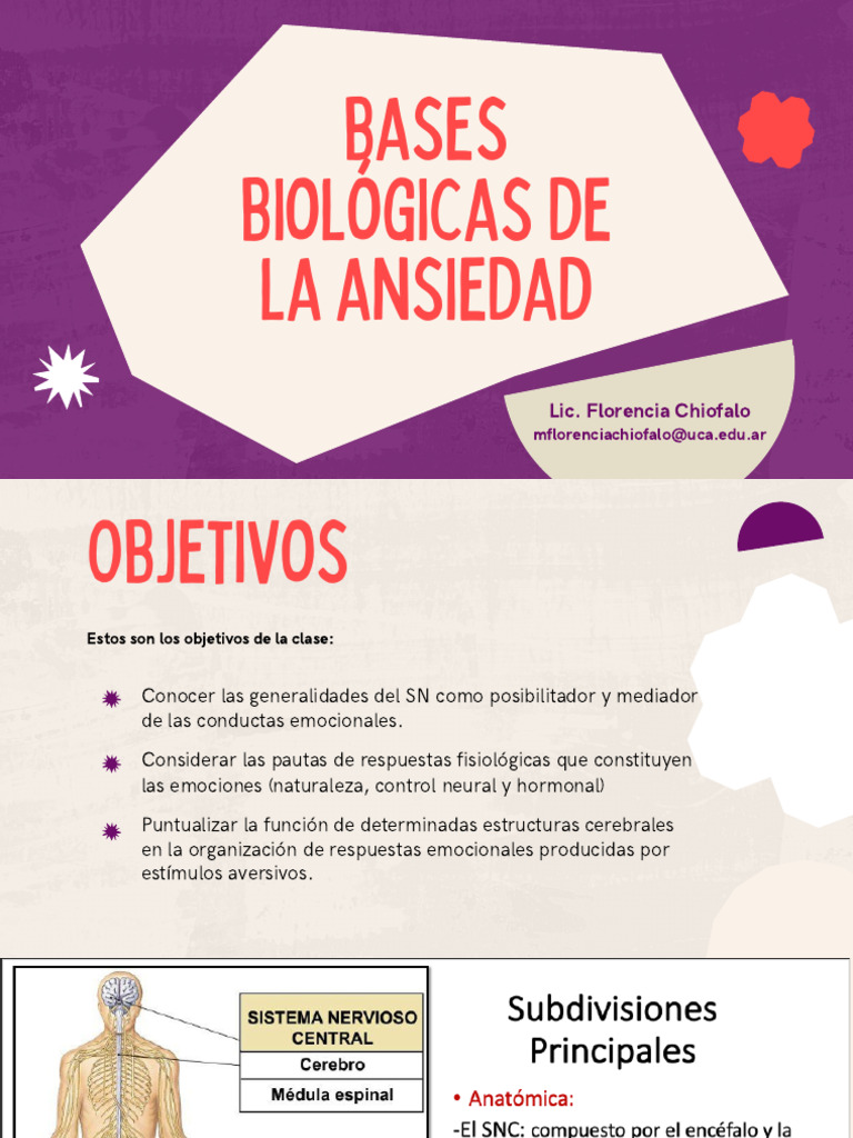 Bases biológicas de la ansiedad emocional | PDF | Las emociones ...