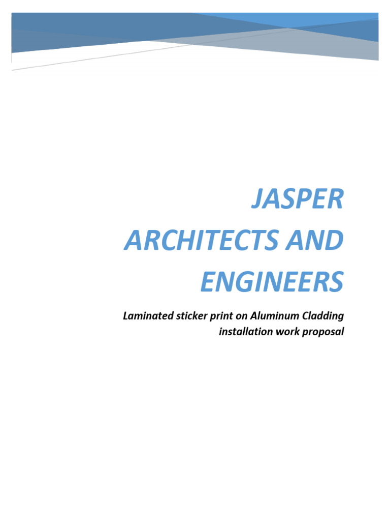 Aluminum Cladding | PDF | Architectural Elements | Building Engineering