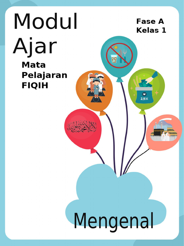 Modul Ajar Rukun Islam Kelas 1 SD | PDF