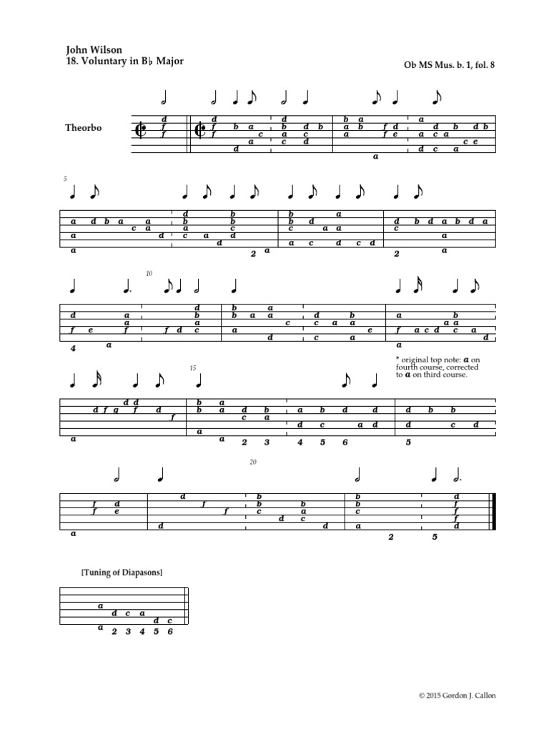 Voluntary in BB Major | PDF