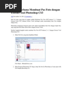 Download Trik Sederhana Membuat Pas Foto Dengan Extract Tool Photoshop CS3 by Ali Nasti SN81139980 doc pdf