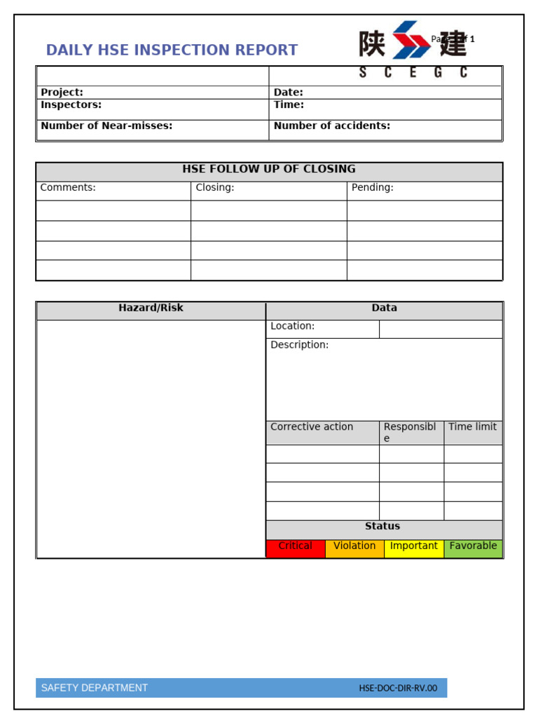 Hse Doc Dir RV.00 | PDF