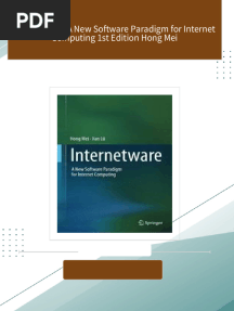 Internetware A New Software Paradigm for Internet Computing 1st Edition Hong Mei all chapter instant download