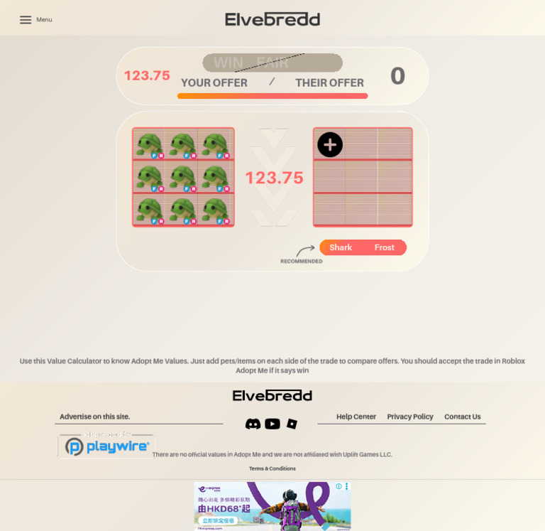 Adopt Me Trade Value Calculator | PDF