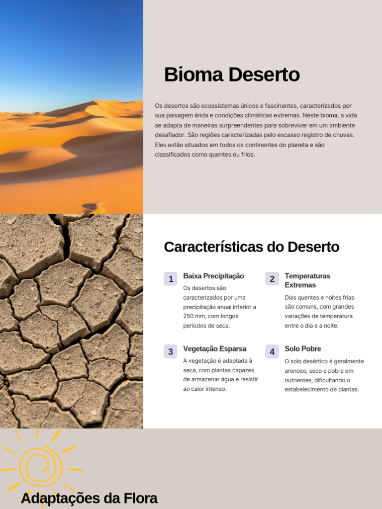 Bioma-Deserto (1) .PPTX - 20241123 - 184440 - 0000 | PDF | Deserto |  Degradação ambiental, image size:768x1024