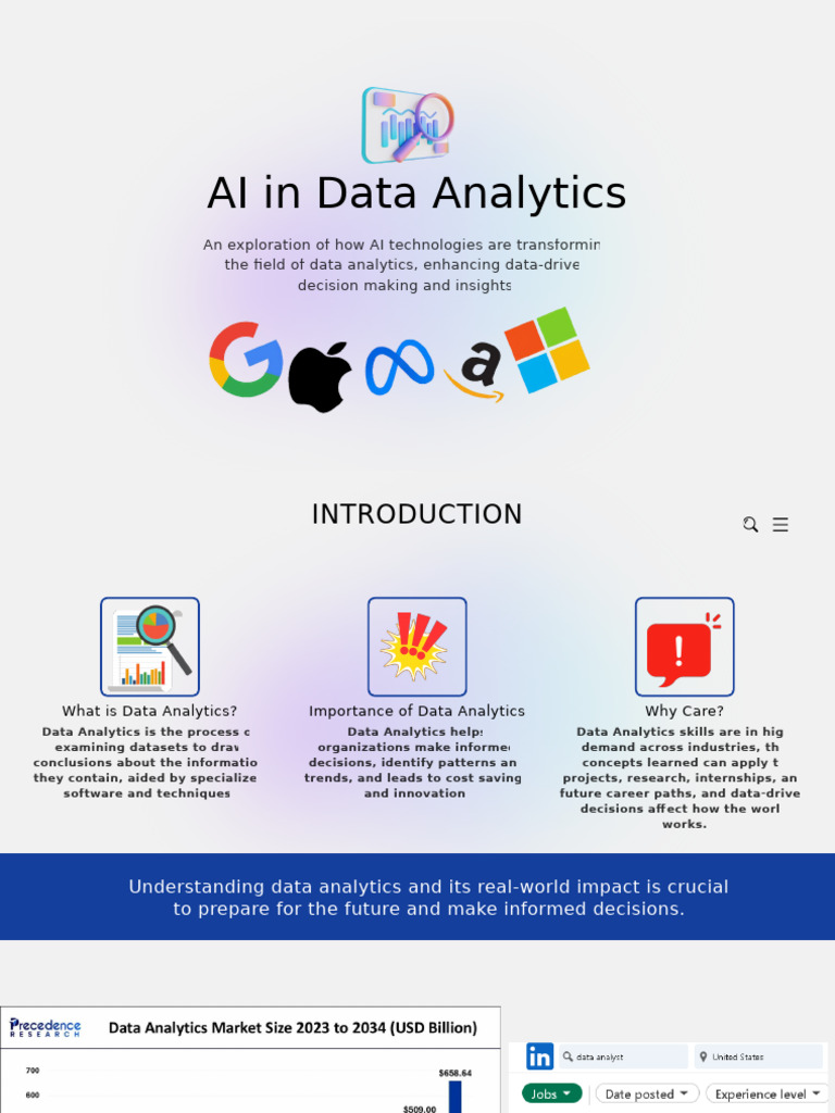 AI Transforming Data Analytics Insights | PDF | Analytics | Artificial ...