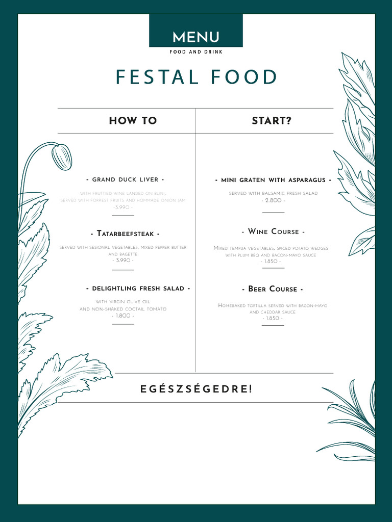 festal-a-la-carte-in-english-1-pdf-foods-cuisine