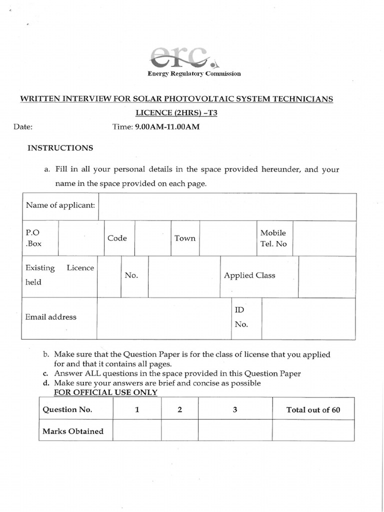 Marking Scheme T3 | PDF