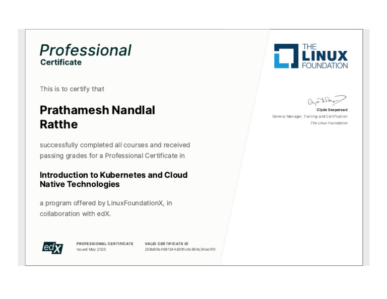 Professional Certificate _ edX Credentials | PDF