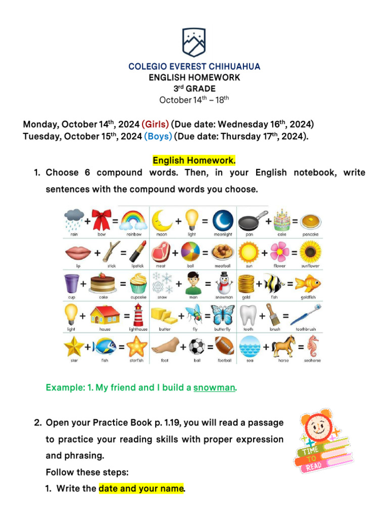 5 HW 3º Oct 14 - 18 | PDF