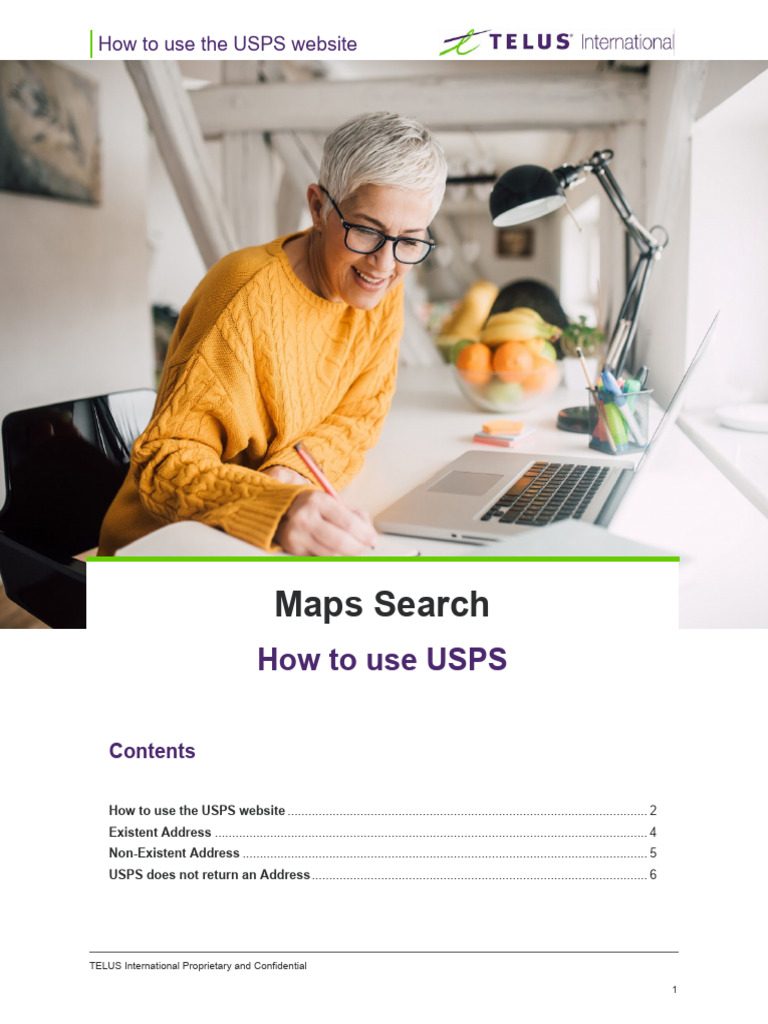 Guide to Using the USPS Website | PDF