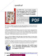 Tract Stress Cergy Novembre 2008